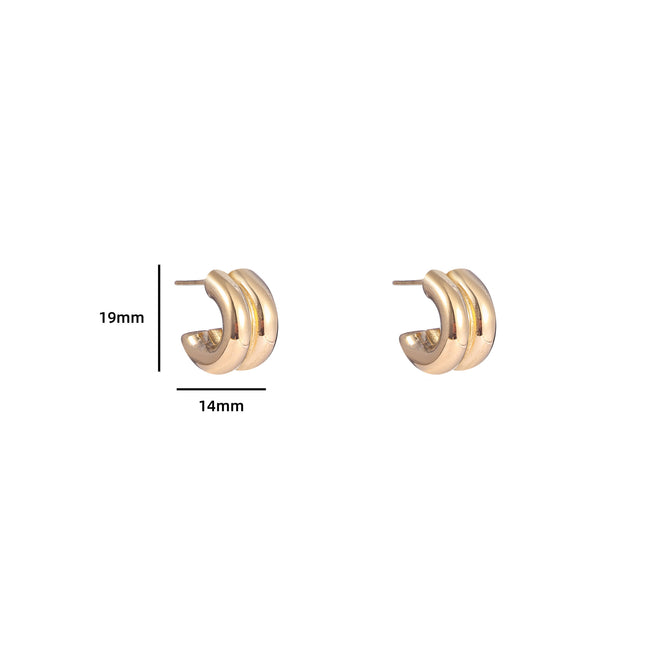Day & Eve by Go Dutch Label Chunky Hoops