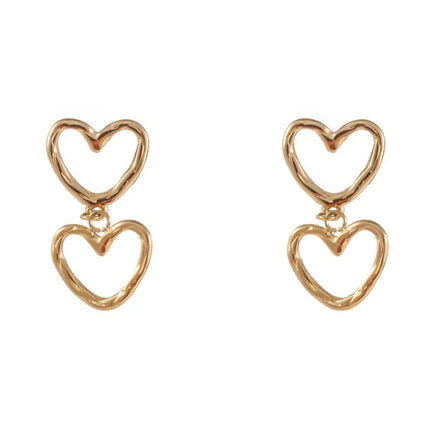Day & Eve by Go Dutch Label Double Dangling Hearts
