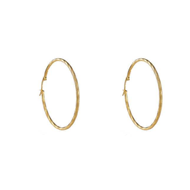 Day & Eve by Go Dutch Label Fine Twist Hoops
