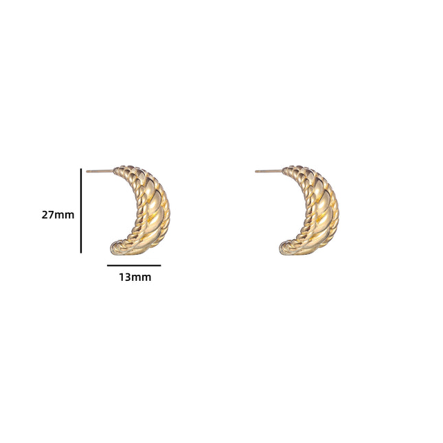 Day & Eve by Go Dutch Label Inlay Chain Earrings