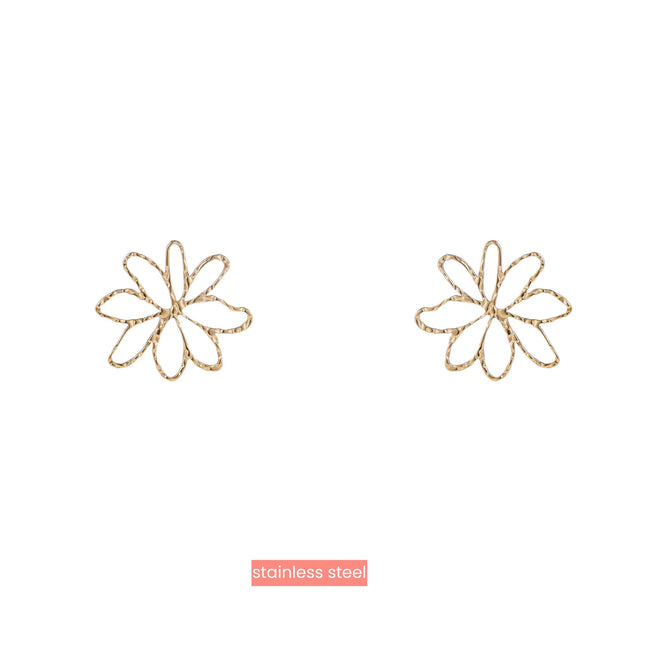 Day & Eve by Go Dutch Label Open Flower Earrings