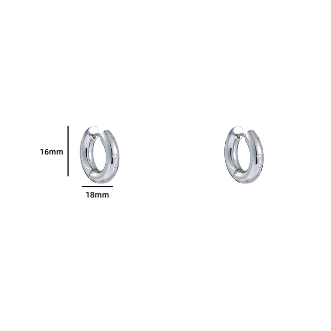 Day & Eve by Go Dutch Label Sweet Hearts Hoops