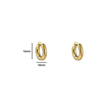 Day & Eve by Go Dutch Label Sweet Hearts Hoops