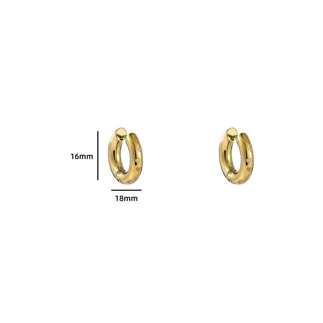 Day & Eve by Go Dutch Label Sweet Hearts Hoops