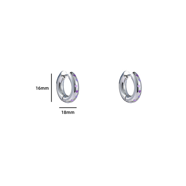 Day & Eve by Go Dutch Label Sweet Hearts Hoops