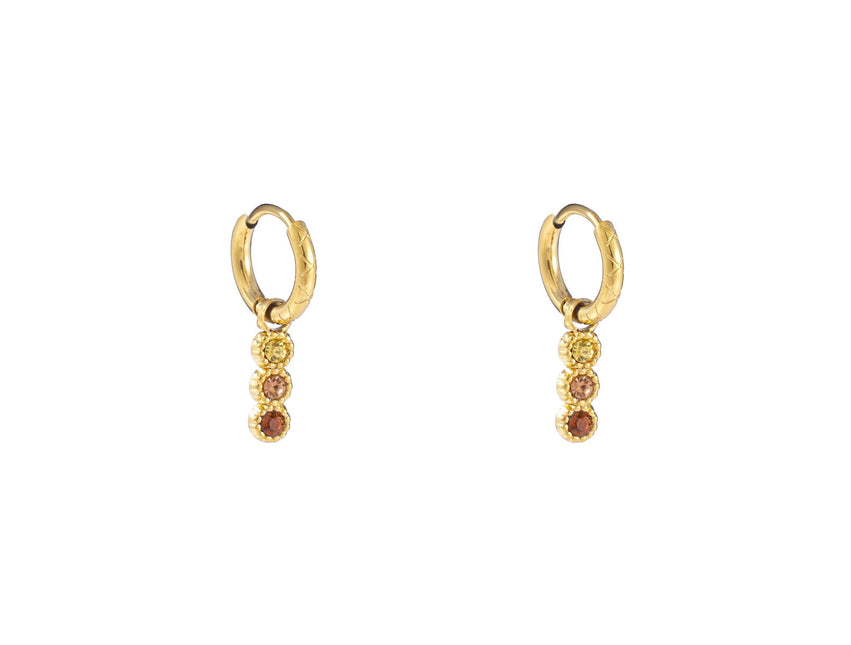 Day & Eve by Go Dutch Label Tree in a Row Earrings