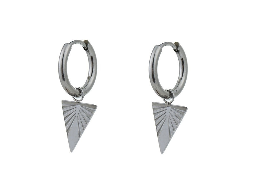 Day & Eve by Go Dutch Label Triangle Hoops