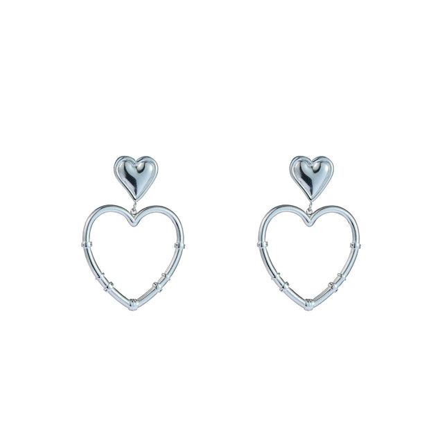 Day & Eve by Go Dutch Label Wrapped Heart Earrings