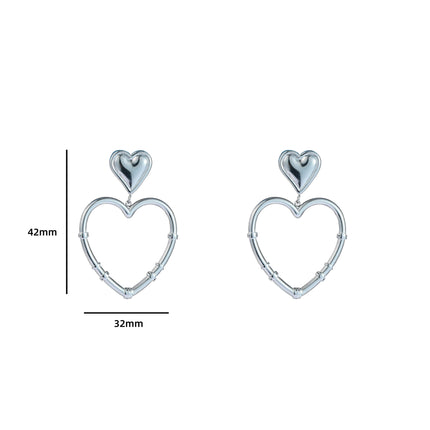 Day & Eve by Go Dutch Label Wrapped Heart Earrings