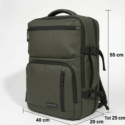 ByMetz Rucksack 55x40x20 Ryanair - Transavia - Erweiterbar auf 55x40x25