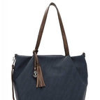 Blau/Taupe