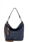 Blau/Taupe