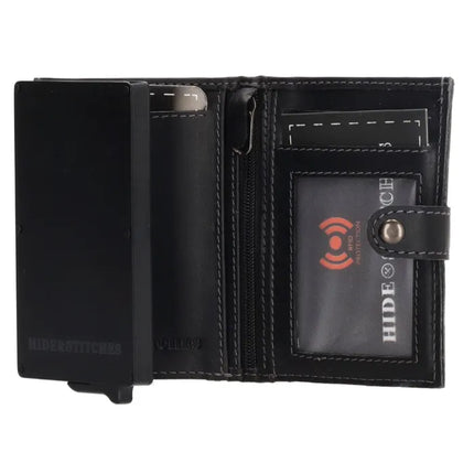 Hide & Stitches Pasjeshouder Japura Safety Wallet Waxleder