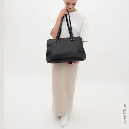 LouLou Essentiels Laptop Schoudertas Olivia 15.6 Inch
