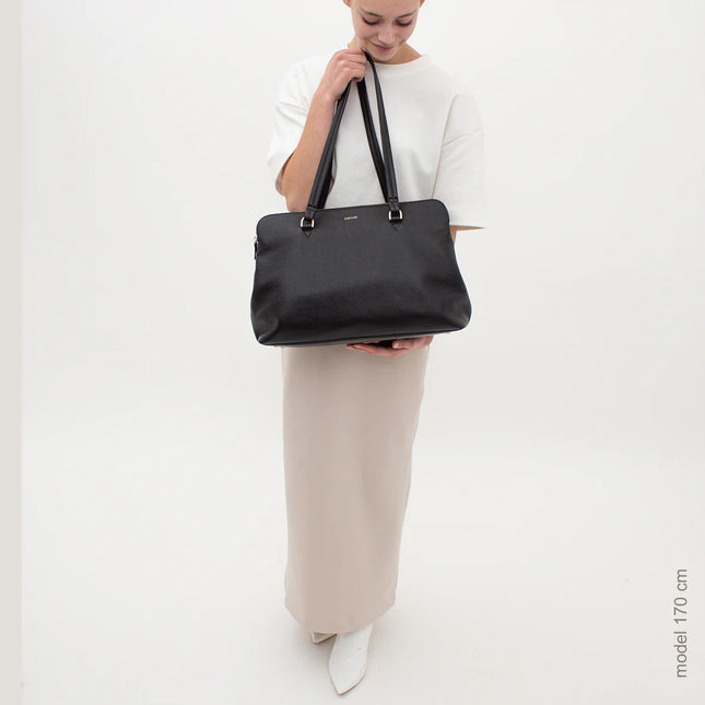 LouLou Essentiels Laptop Schoudertas Olivia 15.6 Inch